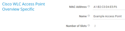 Cisco WLC Access Point Specific Cisco WLC Access Point Specific